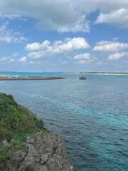 Obraz premium 来間島の海