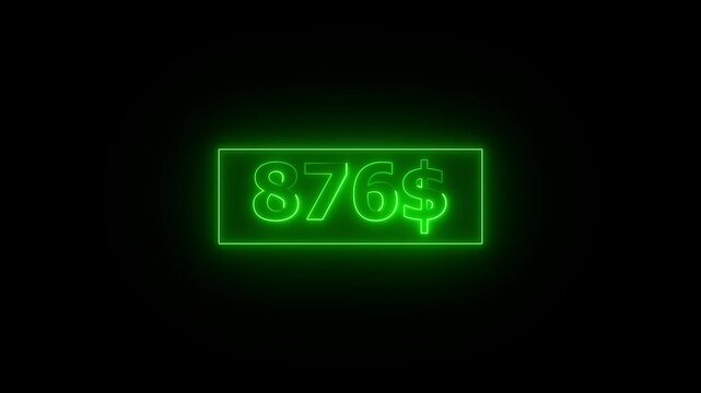 . Animated Counter from 0 to 1600 with 4k resolution.Counting money and digits increasing .16 hundred dollar counting .16 hundred dollar counter animation.