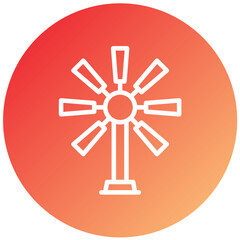 Vector Design Windmill Icon Style