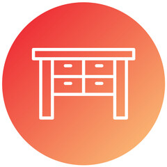 Vector Design Desk Icon Style
