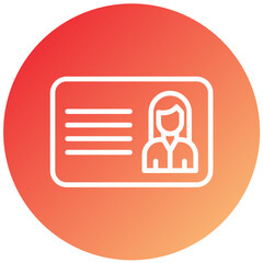 Vector Design Member Card Icon Style