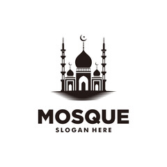 Mosque Logo Template Design Vector