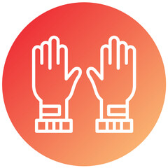 Obraz premium Vector Design Winter Gloves Icon Style