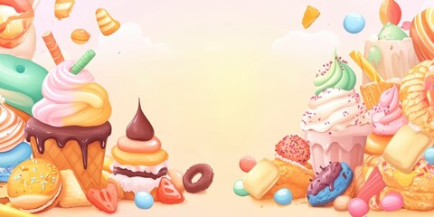 Ice cream Banner