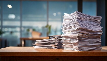 書類の山