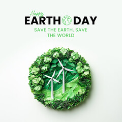 Obraz premium Happy Earth Day
