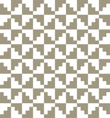 Seamless geometric abstract pattern with a modern style