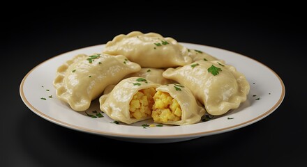 Delicious Pierogi with Potato and Cheese Filling