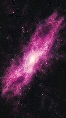 Obraz premium Celestial Nebula: A breathtaking image of a vibrant, luminous nebula in the depths of space, showcasing an explosion of colors and cosmic dust, suggesting the birth of stars