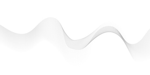 Abstract wavy grey blend technology liens background. Digital frequency track equalizer. Abstract frequency sound wave lines and twisted curve lines background. Banner design background.