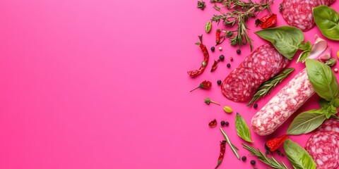 Rustic Salami Banner