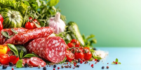 Rustic Salami Banner