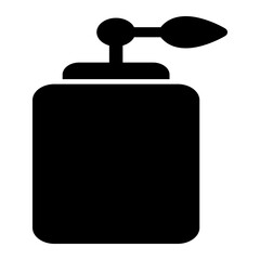 A sparkling perfume bottle with a shimmering effect, symbolizing glamour and premium fragrance.