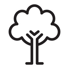Geometric tree icon with sharp edges, symbolizing structure, balance, and modern eco solutions.