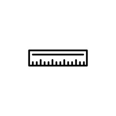 Ruler line icon