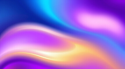 Obraz premium A futuristic metallic texture flowing with a gradient of deep blue, radiant gold, and electric purple, shimmering under dynamic lighting.