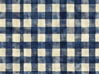Blue Checkered Patterned Background