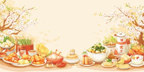 Asian Food Banner