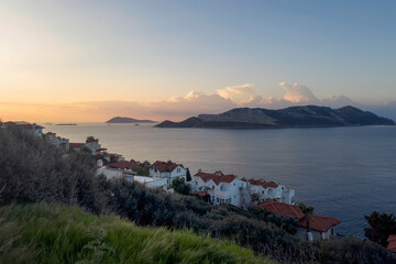 Winter dawn over KashTurkey