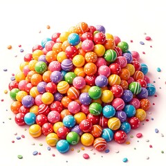 Fototapeta premium colorful chocolate candies
