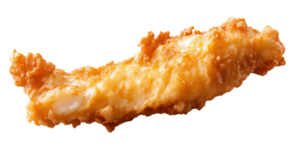 fried chicken wings isolated on white background