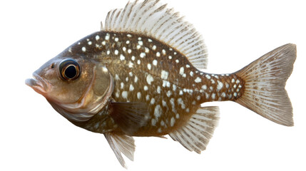flounder fish isolated on white background