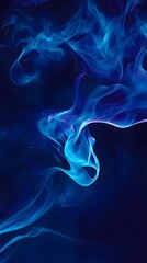 Indigo aura wallpaper, minimalist motifs, modern style