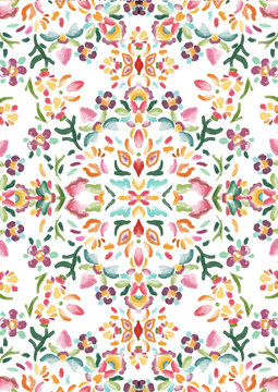 Fototapeta FLORAL ORNEMENTAL PATTERN