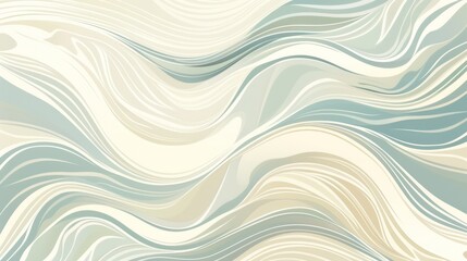 A wavy, abstract pattern composed of curved lines that intertwine and flow harmoniously.