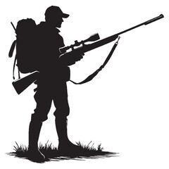 hunter with rifle