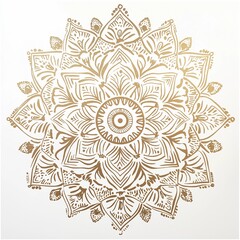 ornamental round lace pattern