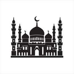 taj mahal vector illustration