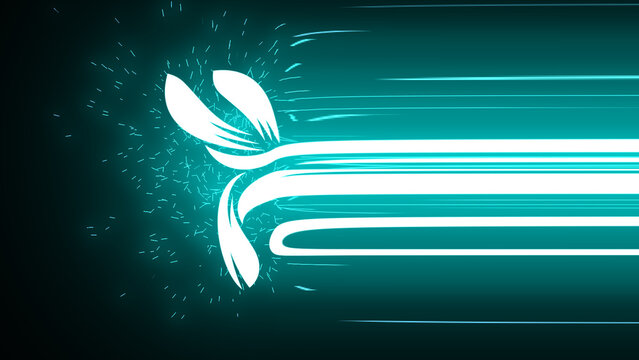 Glow Particle Logo
