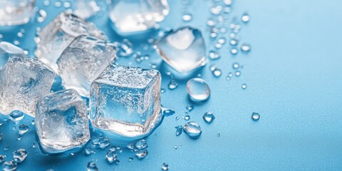 Frosted Ice Cubes for drinks banner