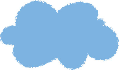 Fluffy White Clouds Floating in a Light Blue Sky