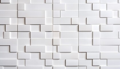 abstract white background cube line square