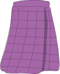 Illustration of Classic Formal Skirt