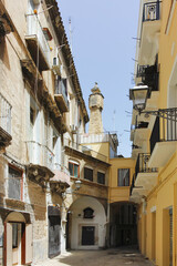 The Old Town of city of Bari, Italy