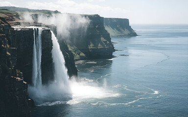 Obraz premium niagara falls from the top