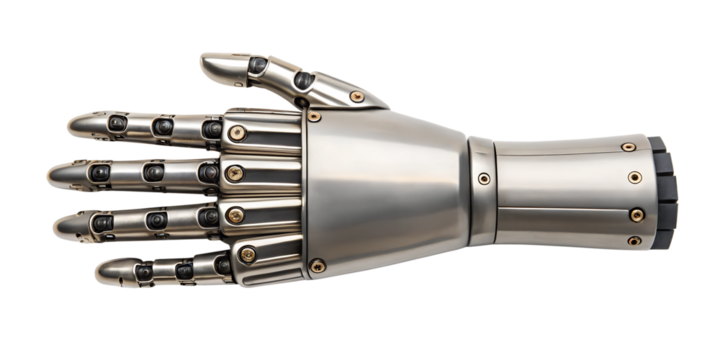 Robotic Hand Technology on White, Futuristic Robotic Hand, Technology Robotic Hand on White Background, PNG Transparent
