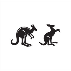 kangaroo vector illustration