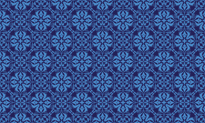 This  blue damask vector  pattern is perfect for wallpapers, fabric prints, luxury packaging, and classic home decor. Its seamless design adds elegance to any textile or decorative surface.
