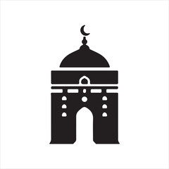 taj mahal vector illustration