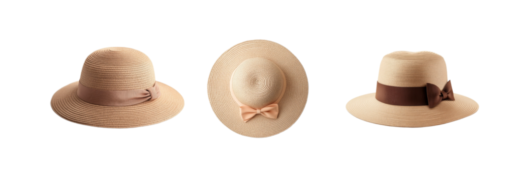 Chic straw hats for summer fun