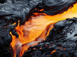 Molten rock river, A powerful display of geothermal forces
