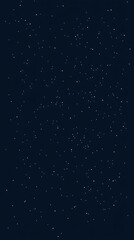 Obraz premium A Minimalist Digital Illustration Of A Star-Filled Night Sky, Showcasing Deep Blues, Inky Blacks, And Subtle Hints Of Silver, Using A Flat Design Style With A Centered Composition An.