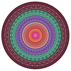 Signs and symbols. Circle pattern lotus or flower mandala art design. colorful, vintage, tradition, classic, dco, cycle, islamic, arabic, embroidery, bandana, Indian motifs, traditional, Turkish.