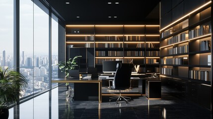 Modern urban elite office space