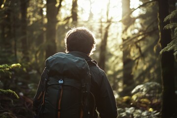Adventurous Journey Through a Lush Forest