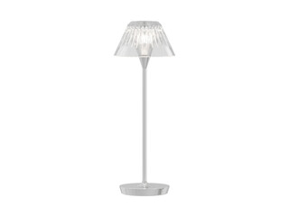 Blaze Rechargeable Table Lamp - Elegant Lighting Fixture Against white Background	
